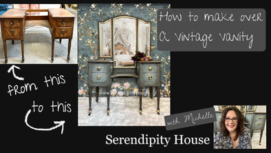 How to Make Over a Vintage Vanity