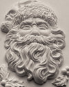 Finished Saint Nick figure made using the IOD Saint Nick Mould, showcasing detailed vintage Christmas design.