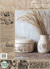 Packaging of IOD Autumn Blessings Stamp featuring pumpkins and turkey designs