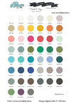 Chart of available DIY Paint Colors