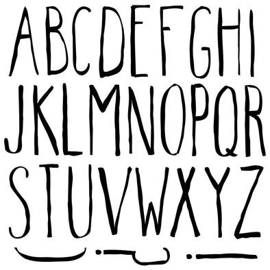 IOD Farmhand Typography Stamp