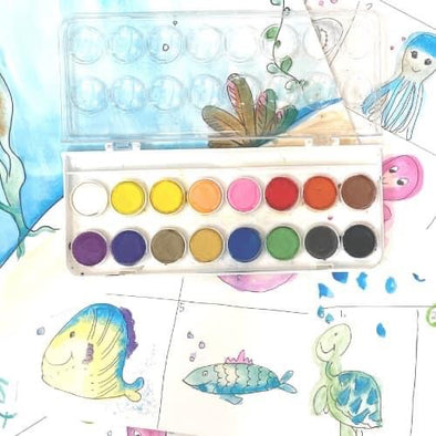 Watercolor Mermaid Paint - Serendipity House LLC