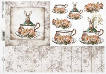 Gentleman Teacup Bunny - Serendipity House LLC