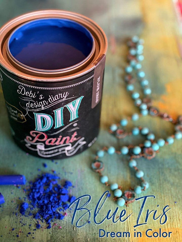 DIY Paint in Blue Iris