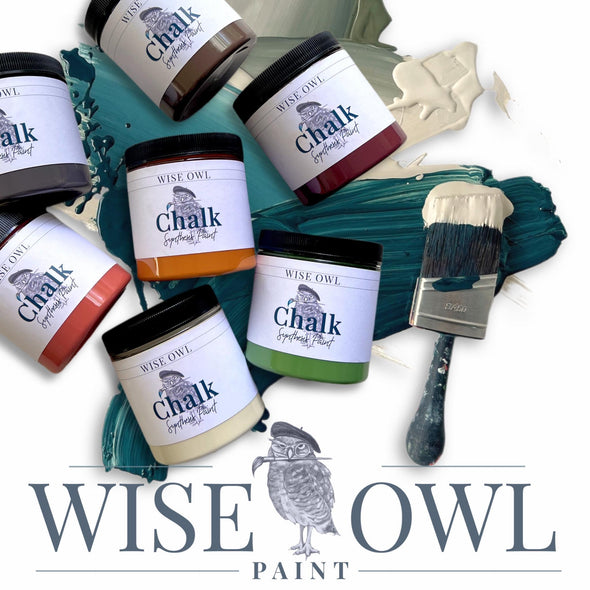 Wise Owl Chalk Synthesis Paint Vintage Duck Egg 16oz