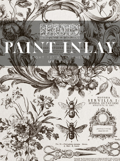 Melange Paint Inlay - Serendipity House LLC