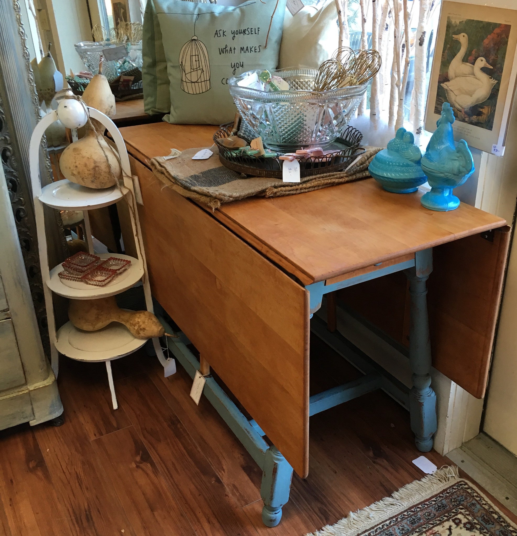Maple Gate Leg Drop Leaf Table Serendipity House LLC